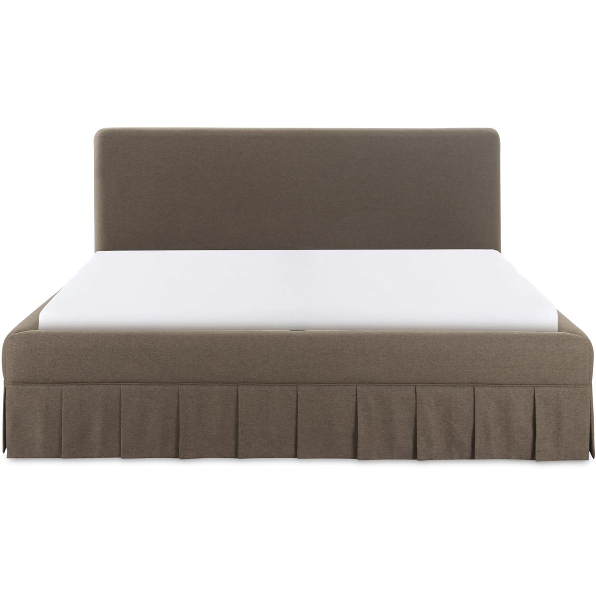 Moe's Home Collection OA-1015-03-0 Maren Brown Bed, Queen
